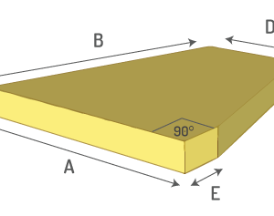 Medium-Firm Camper Foam (Reflex 450) – 23INCH x 77INCH x 2INCH - Ref: 10482