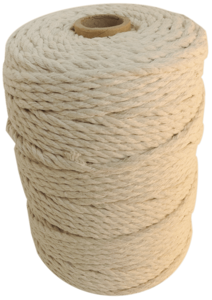 4mm Everlasto Natural Cotton Piping Cord Spool - Various Sizes